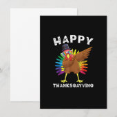 LGBT-Thanksgiving Turkije LGBTQ+ Rainbow Gay Pride Kaart (Voorkant / Achterkant)