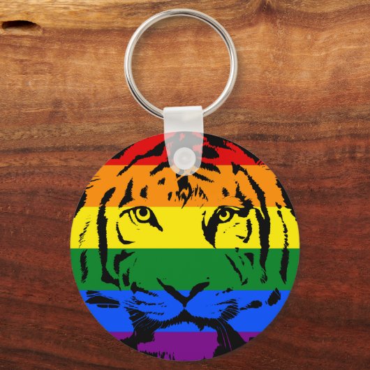 LGBT Tiger Sleutelhanger (Achterkant)