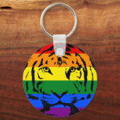LGBT Tijger Sleutelhanger (Voorkant)