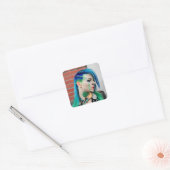 LGBT Trans Man Vierkante Sticker (Envelop)
