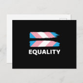 LGBT Transgender Aankondigingskaart (Voorkant / Achterkant)