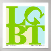 LGBT Tropo Pop Poster (Voorkant)