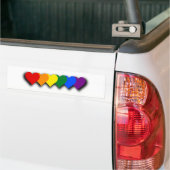LGBT trots harten bumpersticker (Op Truck)