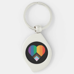 LGBT+ trots liefde. Regenboog vlag sleutelhanger