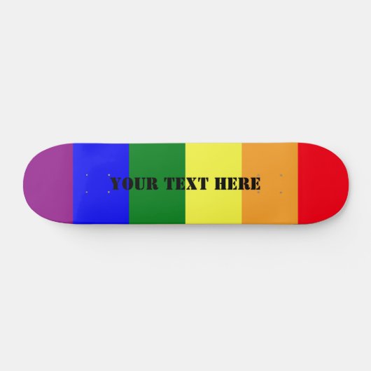 LGBT-trots Persoonlijk Skateboard (Horizontaal)