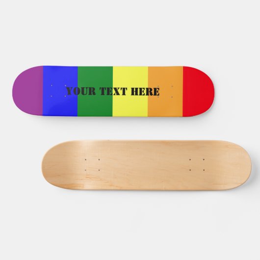 LGBT-trots Persoonlijk Skateboard (Horizontaal)