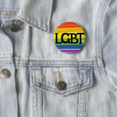 LGBT-trots Ronde Button 5,7 Cm (In situ)