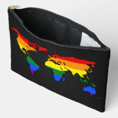 LGBT trots wereldkaart Etui (Open)