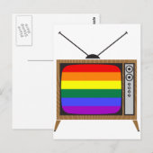 LGBT-TV BRIEFKAART (Voorkant / Achterkant)
