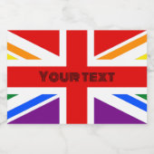 LGBT UK SPARKLING WIJNETIKET (Enkel label)