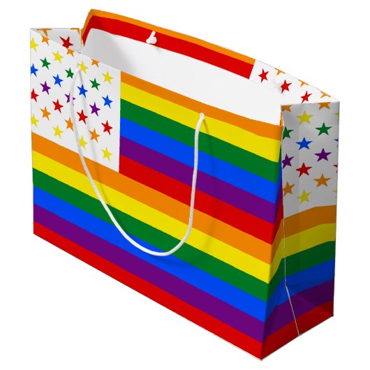 LGBT USA LARGE CADEAUTASJE (Achterkant Gekanteld)