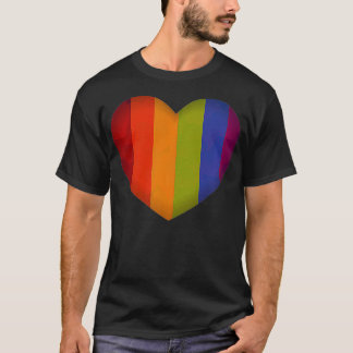 LGBT-Valentijnsdag Hart Pride Gay Lesbian Coupl T-shirt