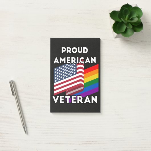 Lgbt Veteranen - Amerikaanse Vlag Post-it® Notes (Kantoor)