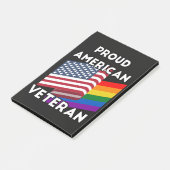 Lgbt Veteranen - Amerikaanse Vlag Post-it® Notes (Schuin)
