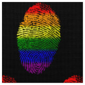 LGBT-vingerafdruk Stof (Close Up)