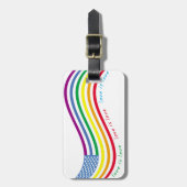 LGBT-vlag Bagagelabel (Voorkant verticaal)