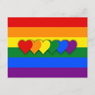 LGBT-vlag Briefkaart