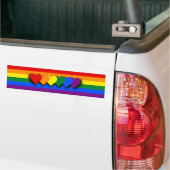 LGBT-vlag bumpersticker (Op Truck)