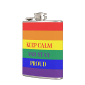 LGBT Vlag Flask Heupfles (Links)