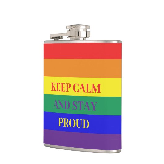 LGBT Vlag Flask Heupfles (Links)