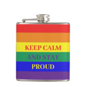 LGBT Vlag Flask Heupfles (Voorkant)