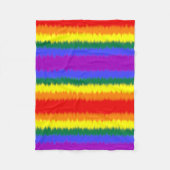 LGBT+ vlag Fleece Deken (Voorkant)