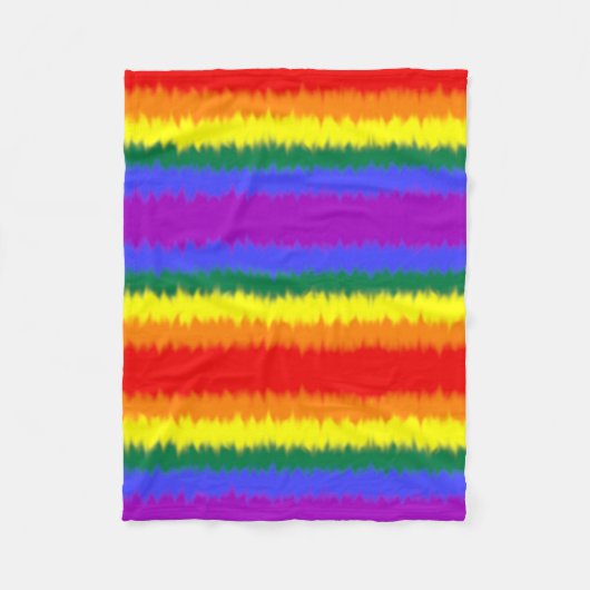 LGBT+ vlag Fleece Deken (Voorkant)