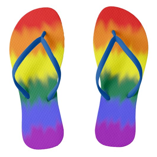 LGBT+ Vlag Flip Flops (Voetbed)