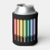 LGBT-vlag Gay Pride Blikjeskoeler (Blikje Voorkant)