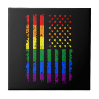 LGBT-vlag Gay Pride-maand Transgender Tegeltje