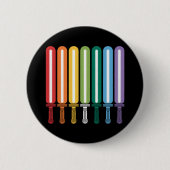 LGBT-vlag Gay Pride  Ronde Button 5,7 Cm (Voorkant)