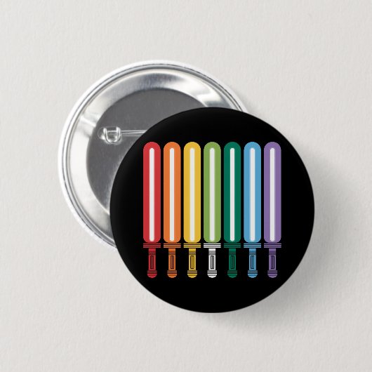 LGBT-vlag Gay Pride  Ronde Button 5,7 Cm (Voorkant /achterkant)