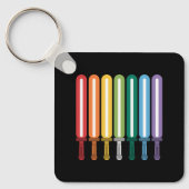 LGBT-vlag Gay Pride Sleutelhanger (Voorkant)