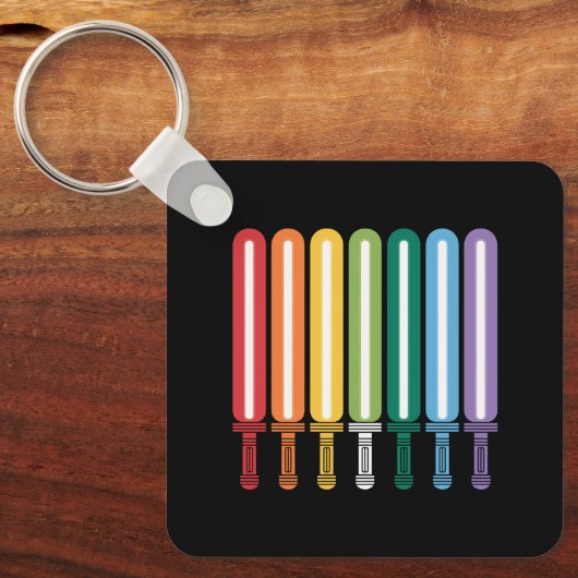 LGBT-vlag Gay Pride Sleutelhanger (Voorkant)