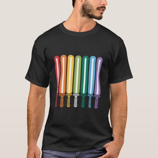 LGBT-vlag Gay Pride  T-shirt (Voorkant)