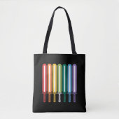 LGBT-vlag Gay Pride Tote Bag (Voorkant)