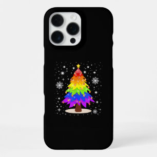LGBT-vlag Kerstboom Prettig kerstfeest Homoseksuee iPhone 16 Pro Max Hoesje