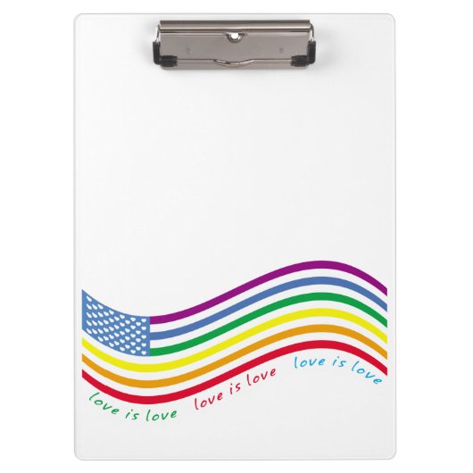 LGBT-vlag Klembord (Voorkant)