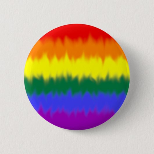 LGBT+ Vlag Knop Ronde Button 5,7 Cm (Voorkant)