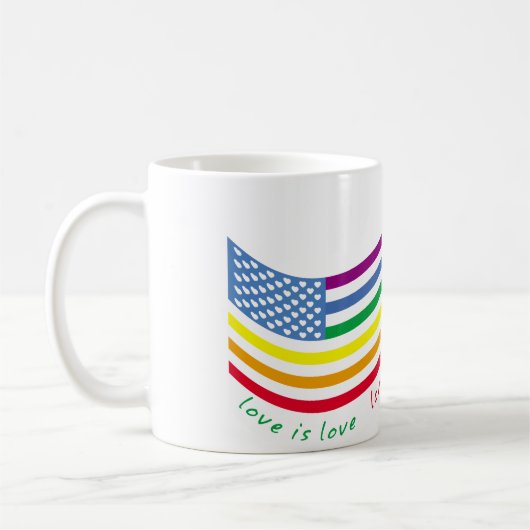 LGBT-vlag Koffiemok (Links)
