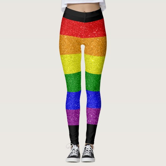 Lgbt-vlag Leggings (Voorkant)