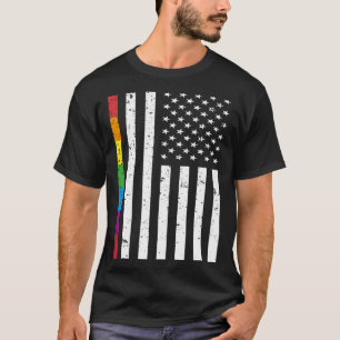 LGBT-vlag LGBT Gay transgender trots T-shirt