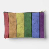  LGBT-vlag: ongeremde regenboogmonogram Etui (Achterkant)