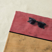  LGBT-vlag: ongeremde regenboogmonogram Strandlaken (In situ)