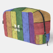  LGBT-vlag: ongeremde regenboogmonogram Toilettasje (Rechterhoek)