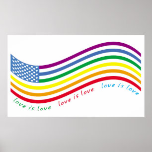 LGBT-vlag Poster