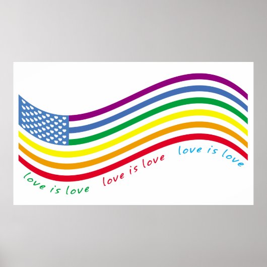 LGBT-vlag Poster (Voorkant)
