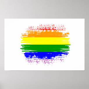 LGBT-vlag Poster