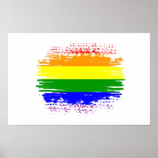 LGBT-vlag Poster (Voorkant)