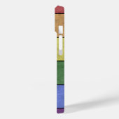  LGBT vlag pride noodgedwongen zwart Monogram Case-Mate iPhone Case (Achterkant / Links)